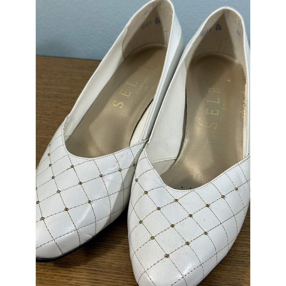 Selby White Quilted Women's Shoes